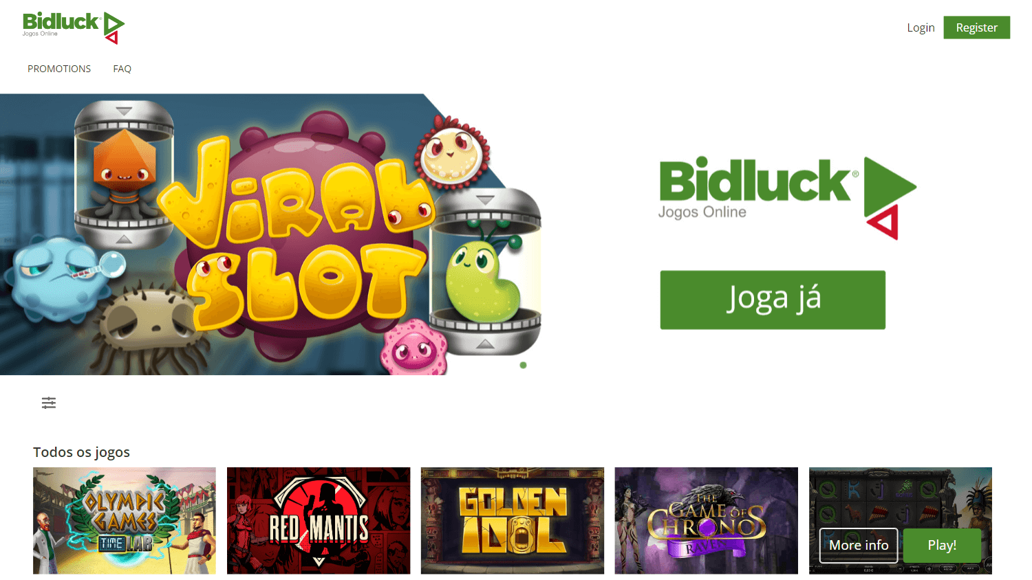 bidluck_casino_homepage_desktop