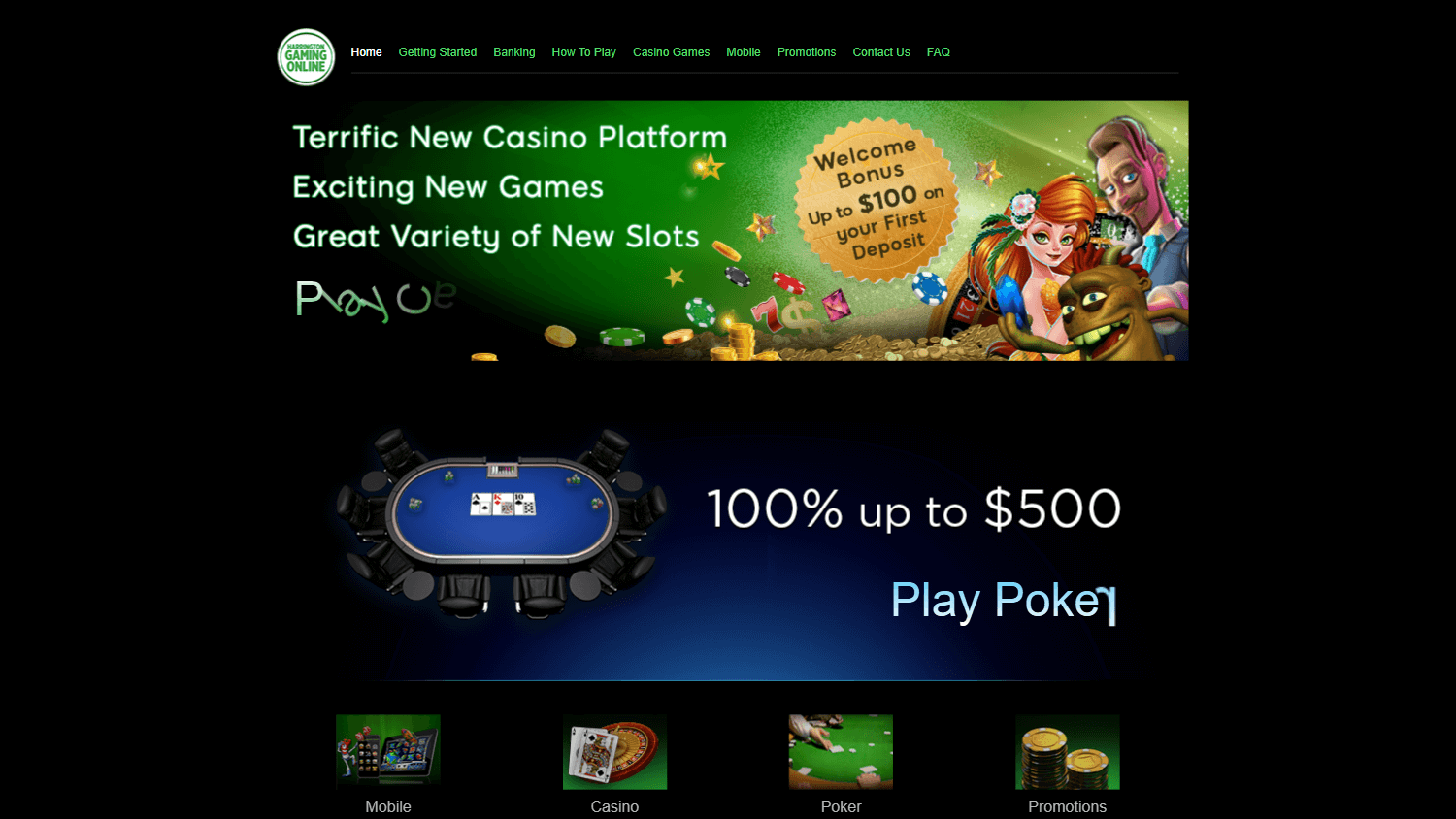 harringtongamingonline_casino_homepage_desktop