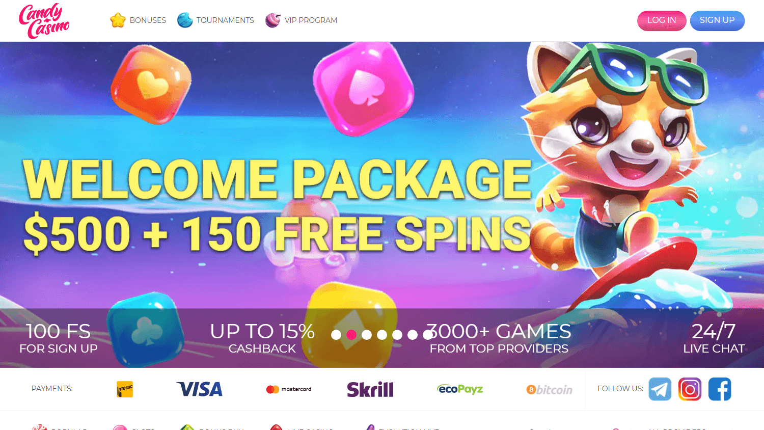 Big Candy Casino: 100 Free Chip Codes, Review for NZ Players