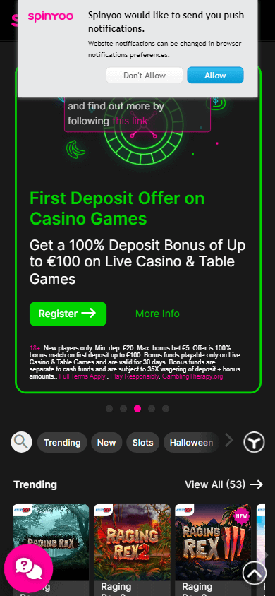spinyoo_casino_homepage_mobile