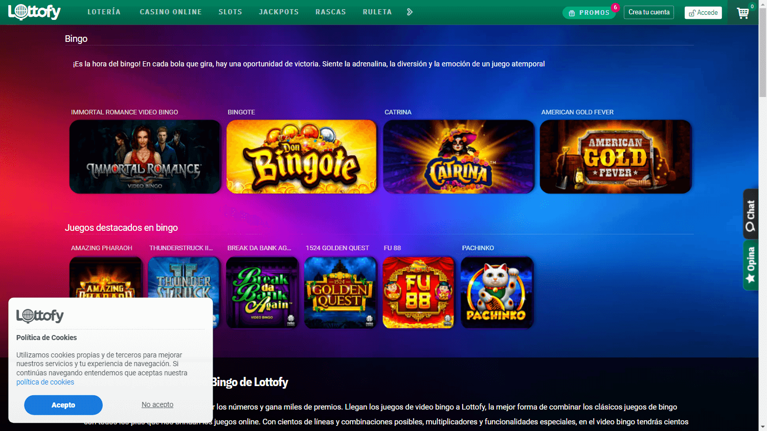 lottofy_casino_homepage_desktop