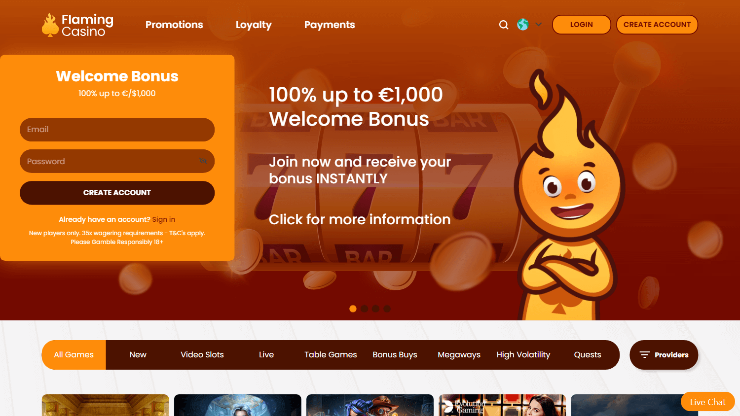 flaming_casino_homepage_desktop