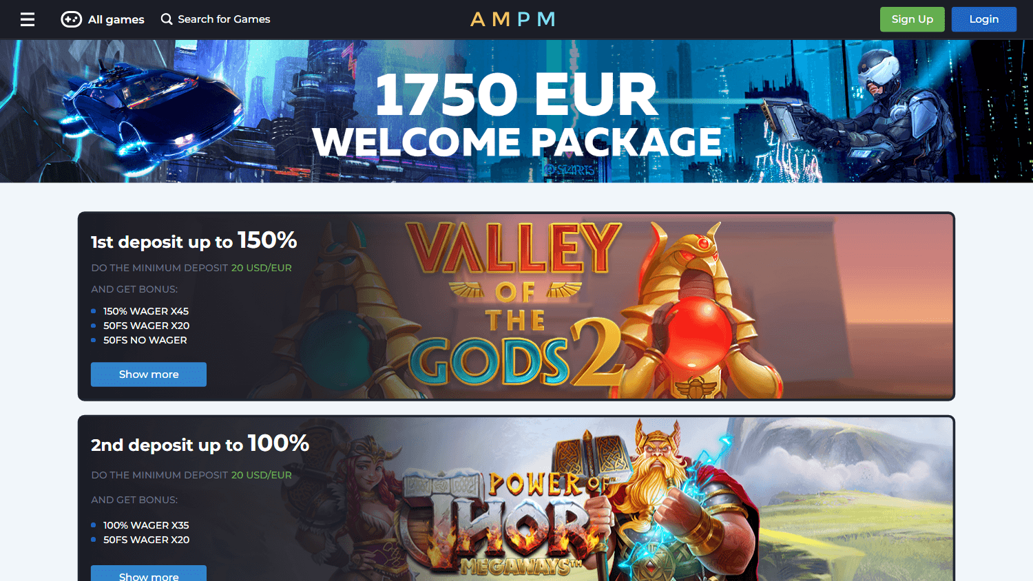 Ampm casino kod bonusowy