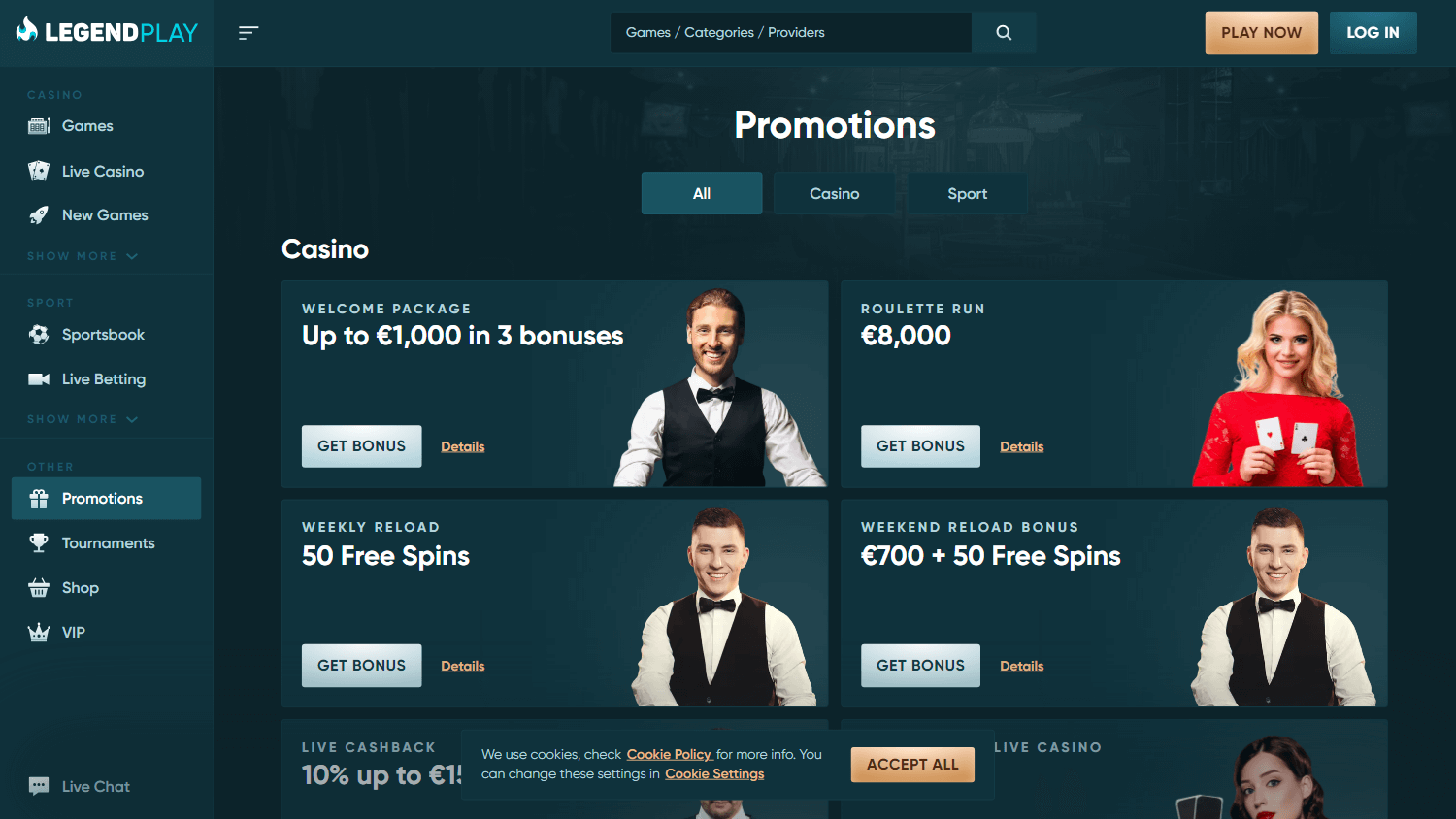 legendplay_casino_promotions_desktop