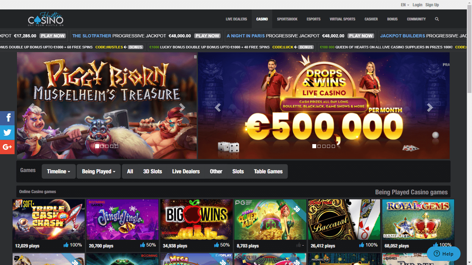 hustles_casino_homepage_desktop