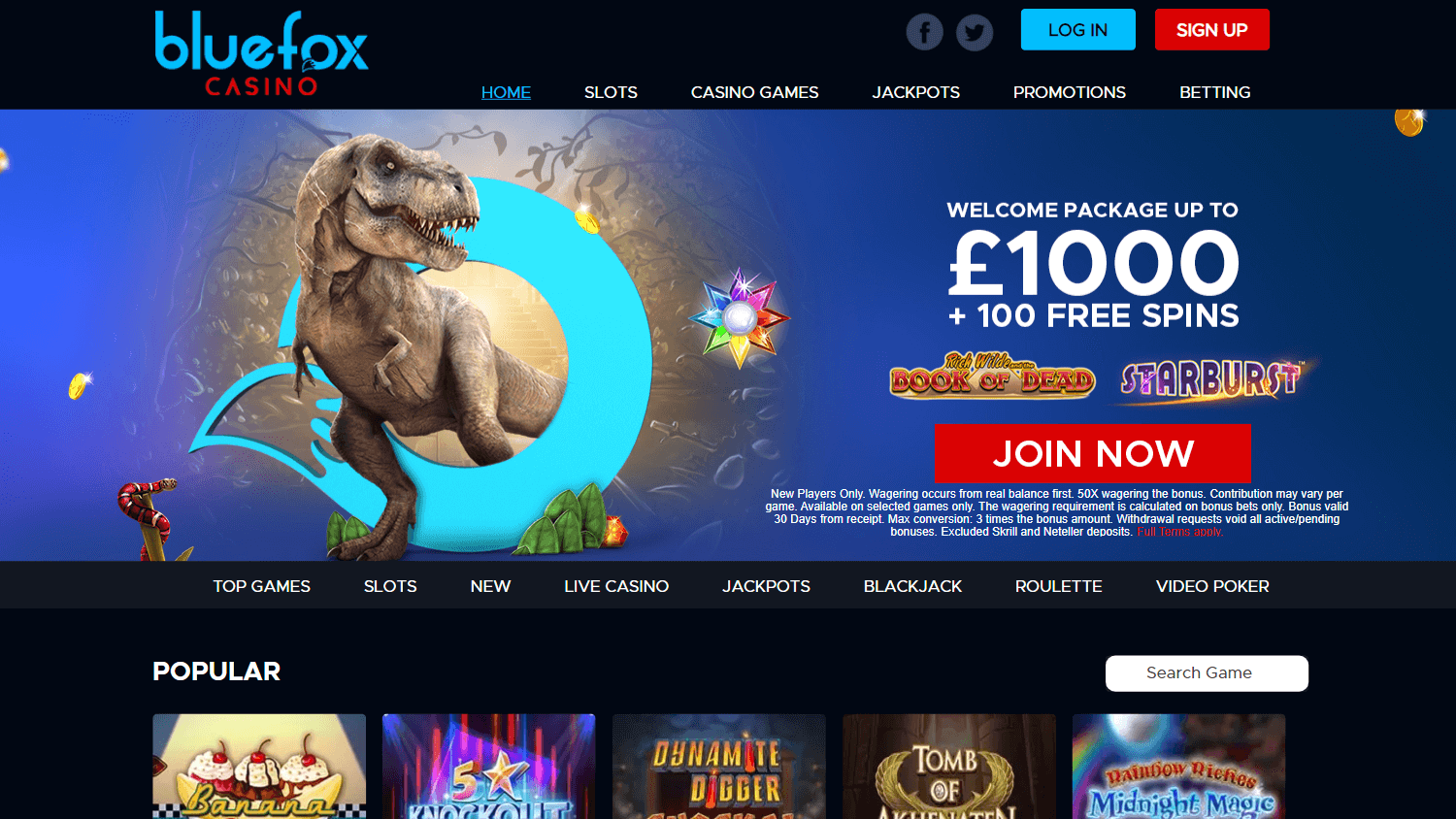 bluefox_casino_homepage_desktop