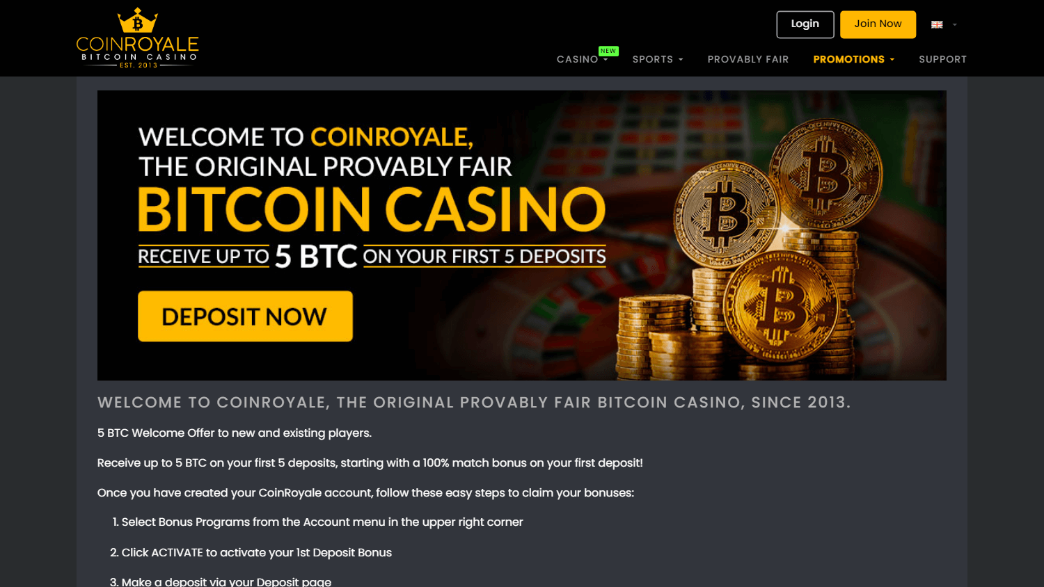 coinroyale_casino_promotions_desktop