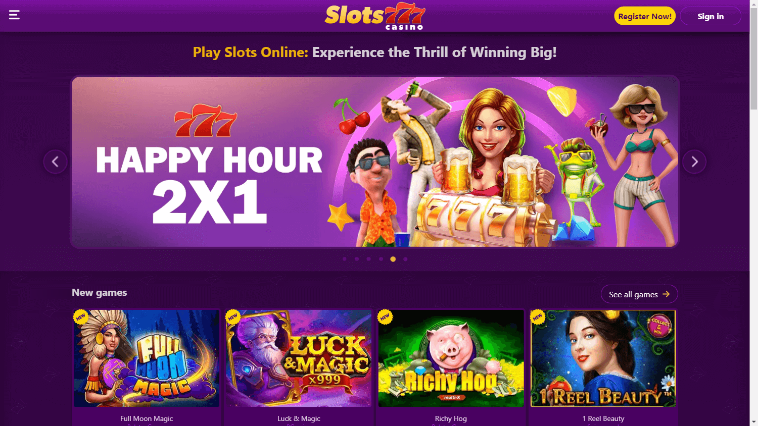slots777_casino_homepage_desktop