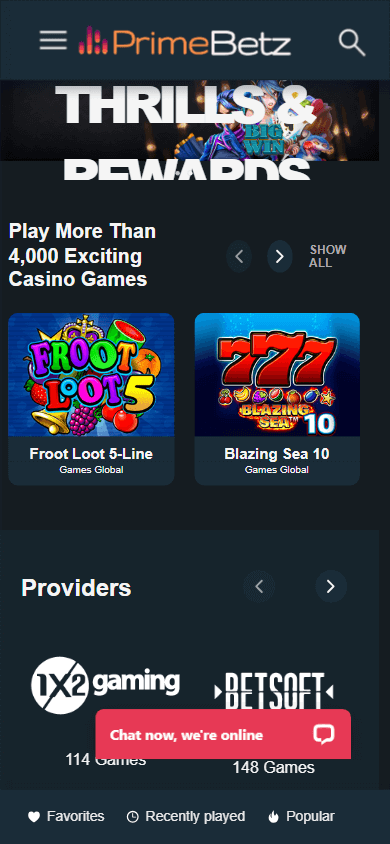 primebetz_casino_homepage_mobile