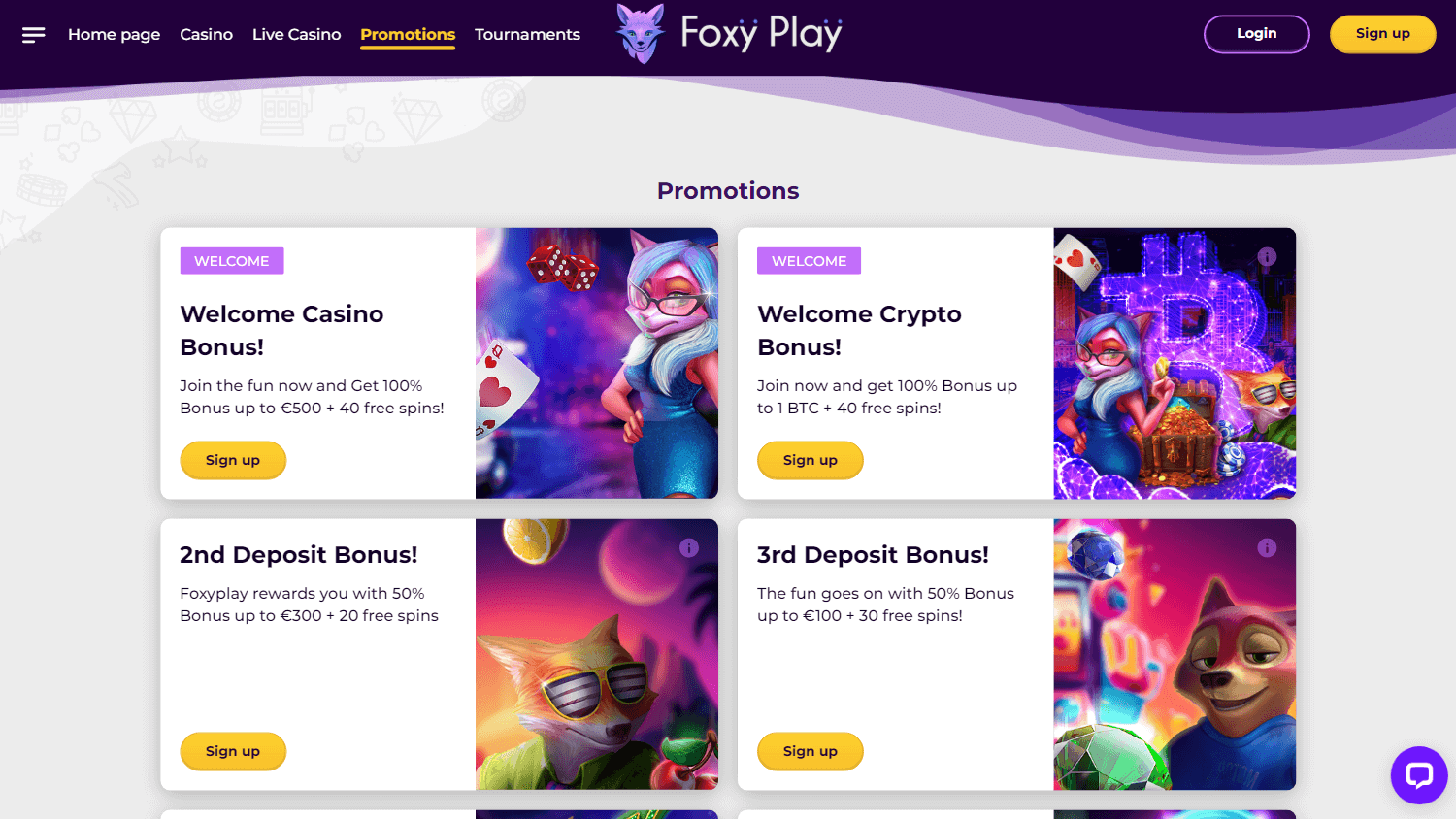 foxyplay_casino_promotions_desktop