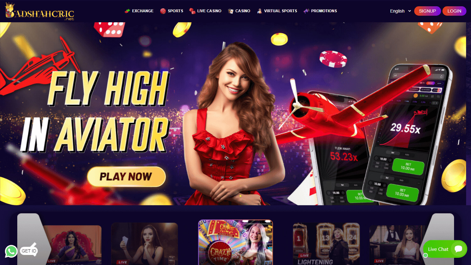 badshahcric_casino_homepage_desktop