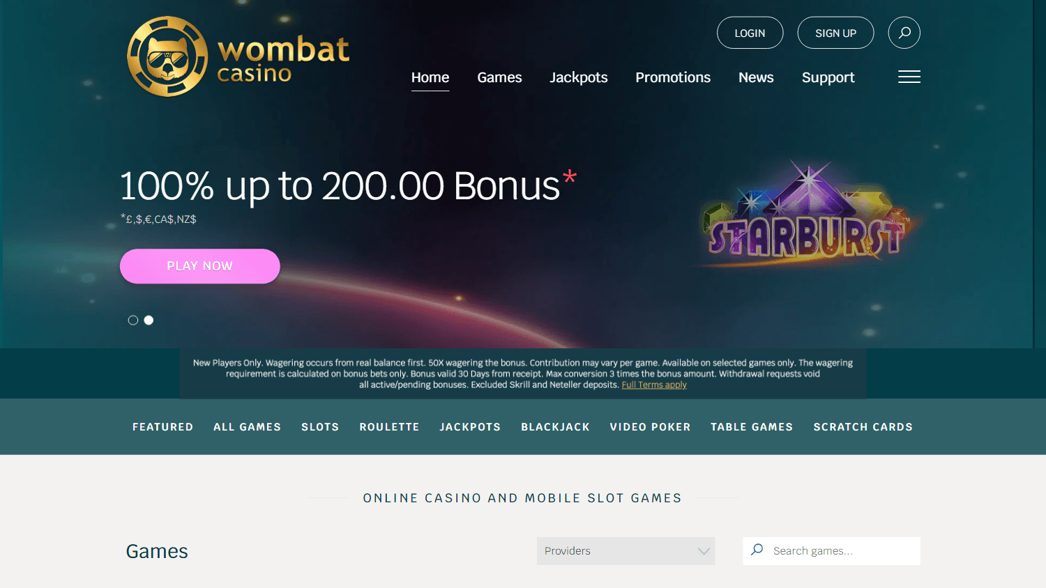 wombat_casino_homepage_desktop