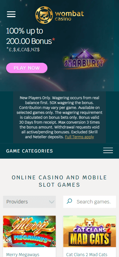 wombat_casino_homepage_mobile