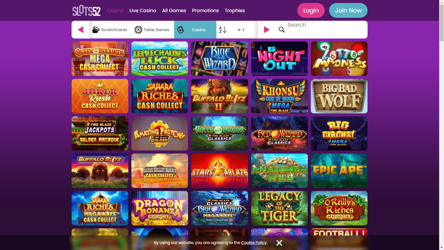 slots52_casino_homepage_desktop