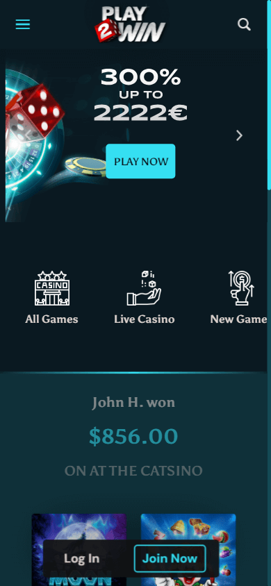 play2win_casino_homepage_mobile