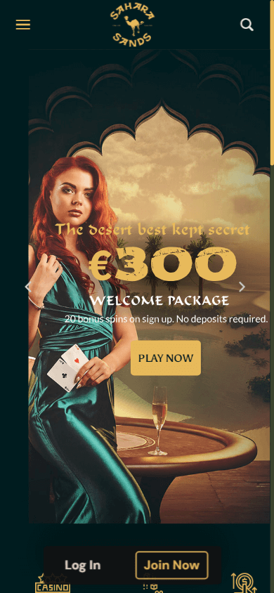 saharasands_casino_homepage_mobile