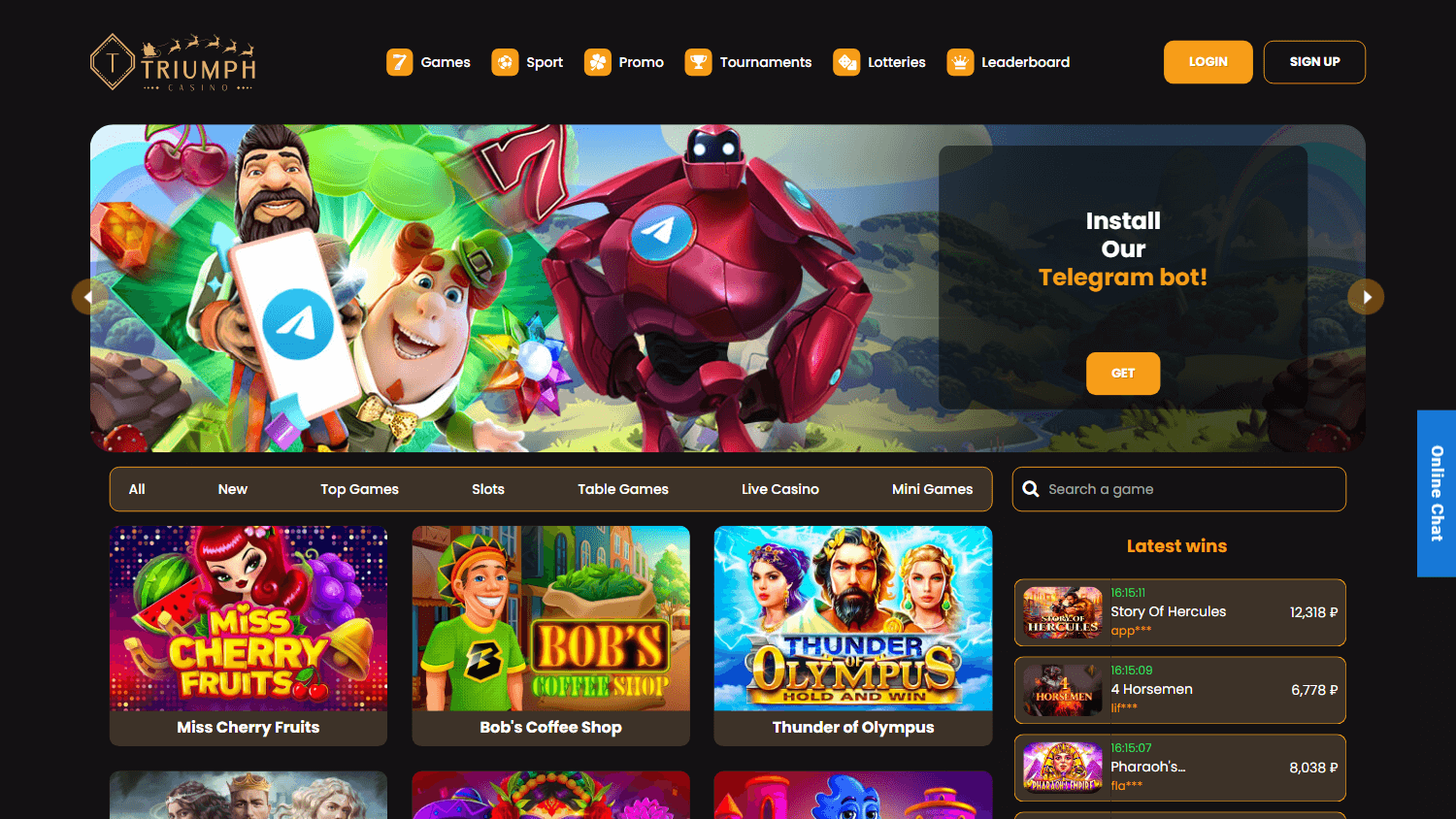 triumph_casino_homepage_desktop