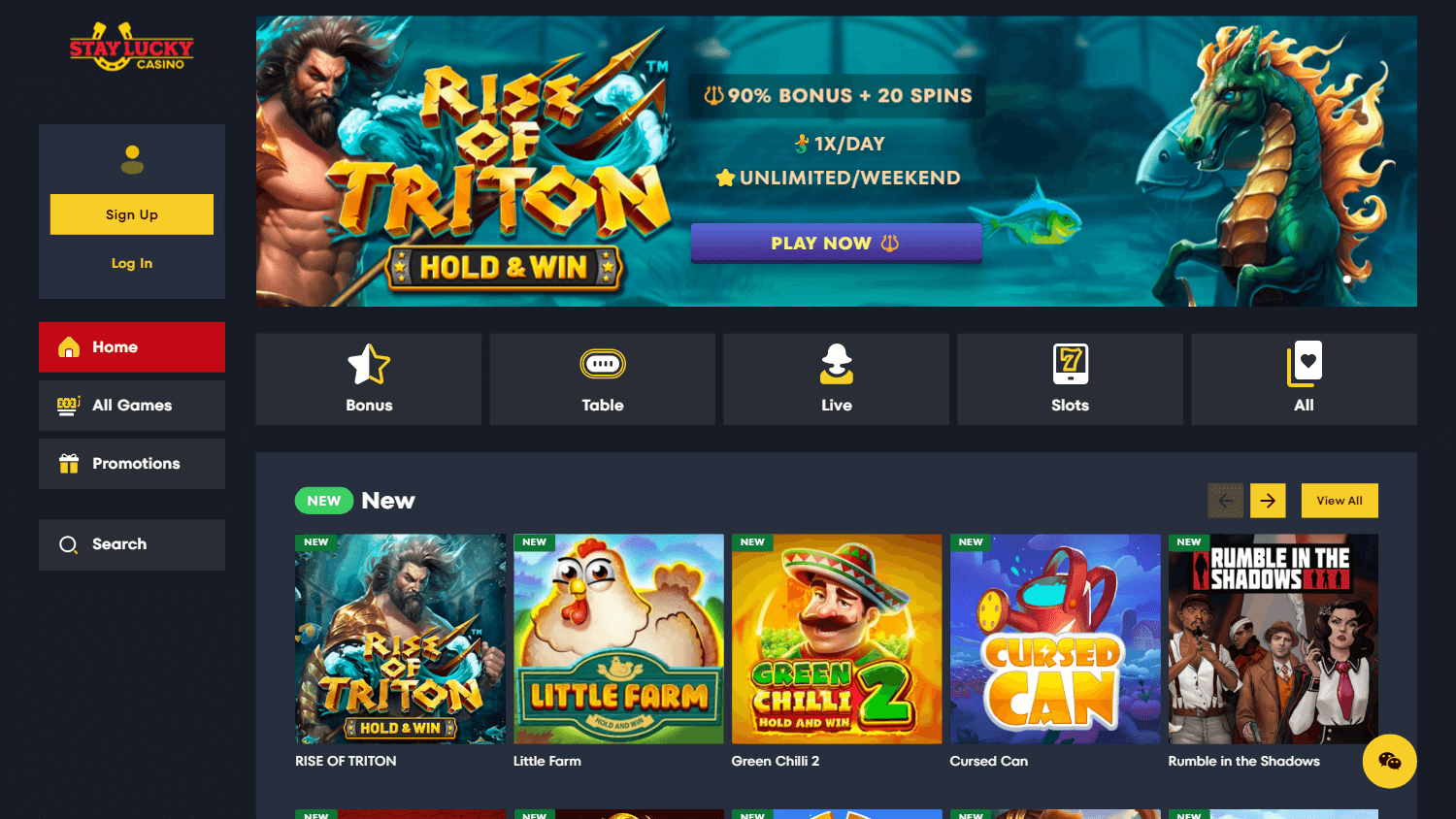 stay_lucky_casino_homepage_desktop