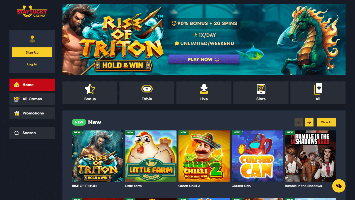 Review: StayLucky Casino UK – Table Games and Player Experience