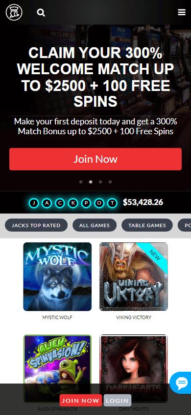 jackspay_casino_homepage_mobile