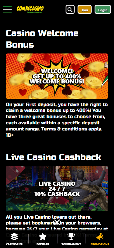 comix_casino_promotions_mobile