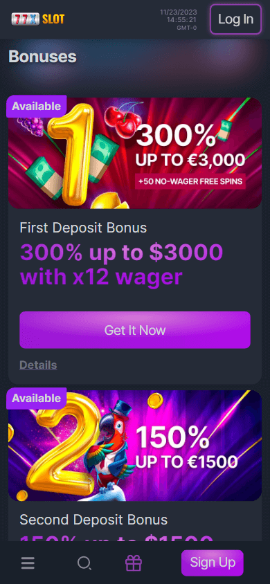 77xslot_casino_promotions_mobile