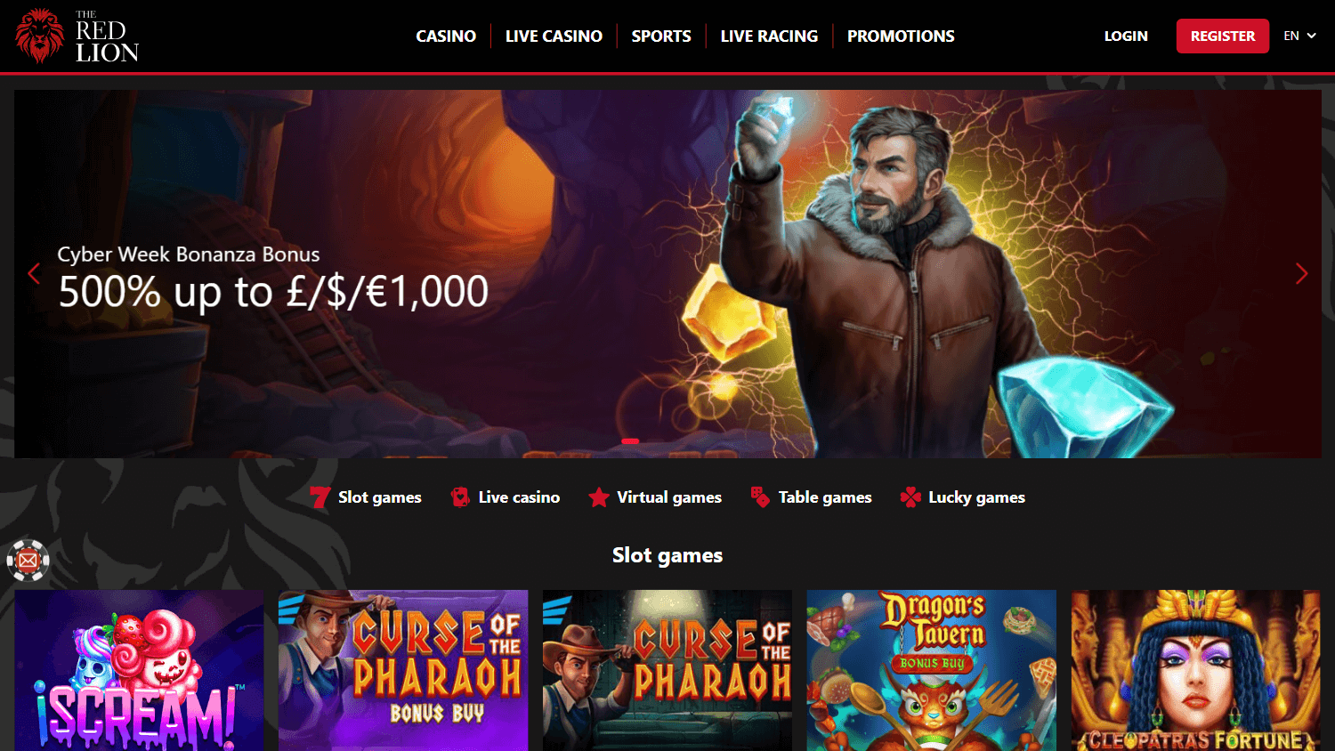 Comprehensive Red Lion Casino Review for UK Players