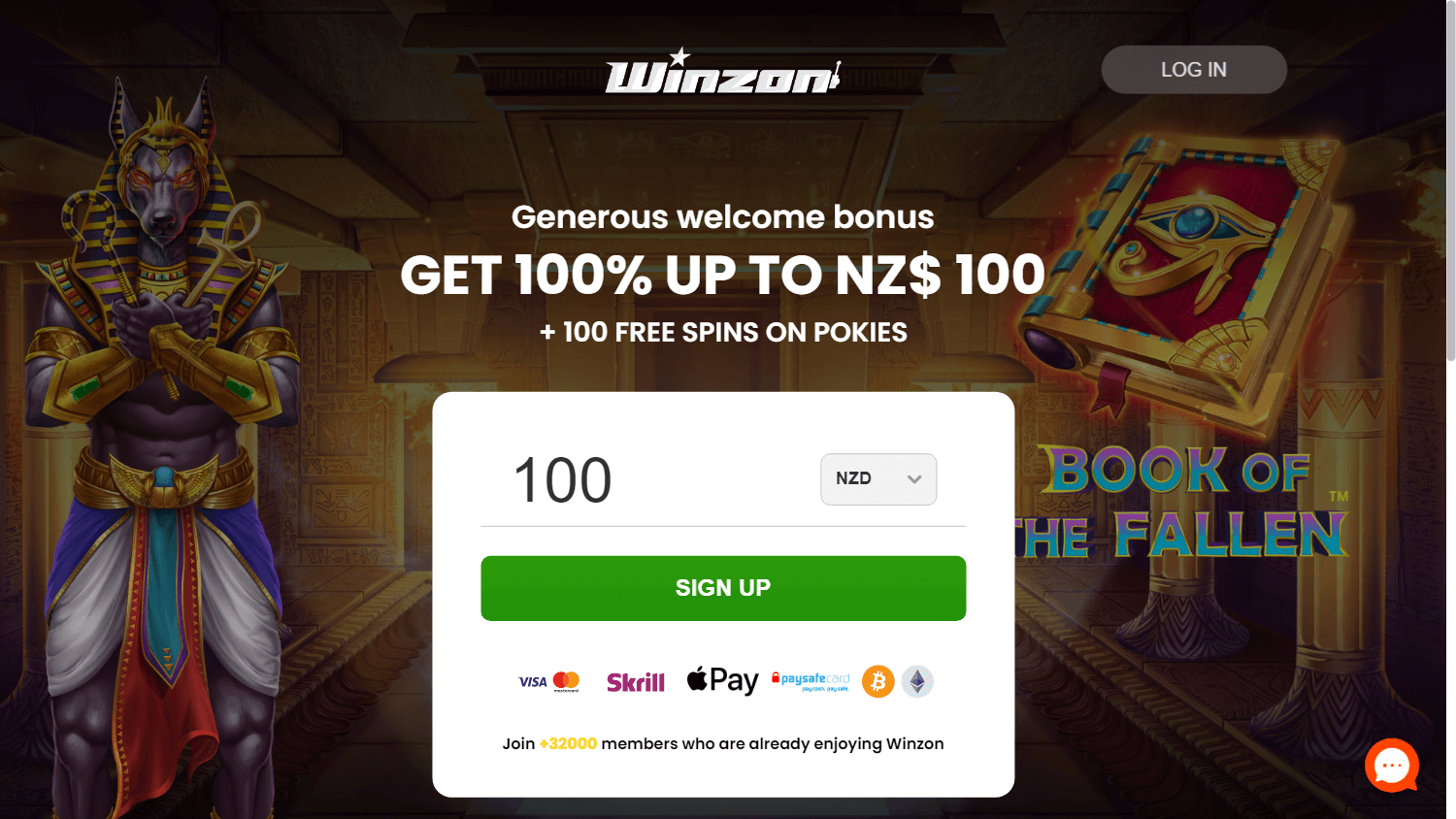 winzon_casino_homepage_desktop