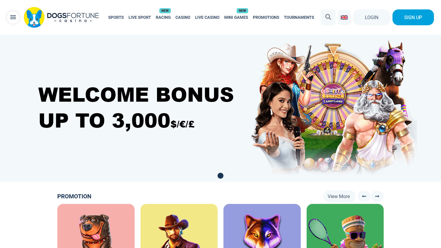 dogsfortune_casino_homepage_desktop