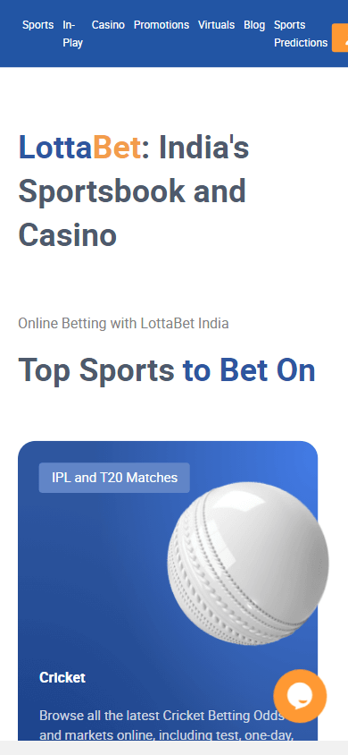 lottabet_casino_homepage_mobile