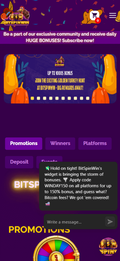 bitspinwin_casino_homepage_mobile