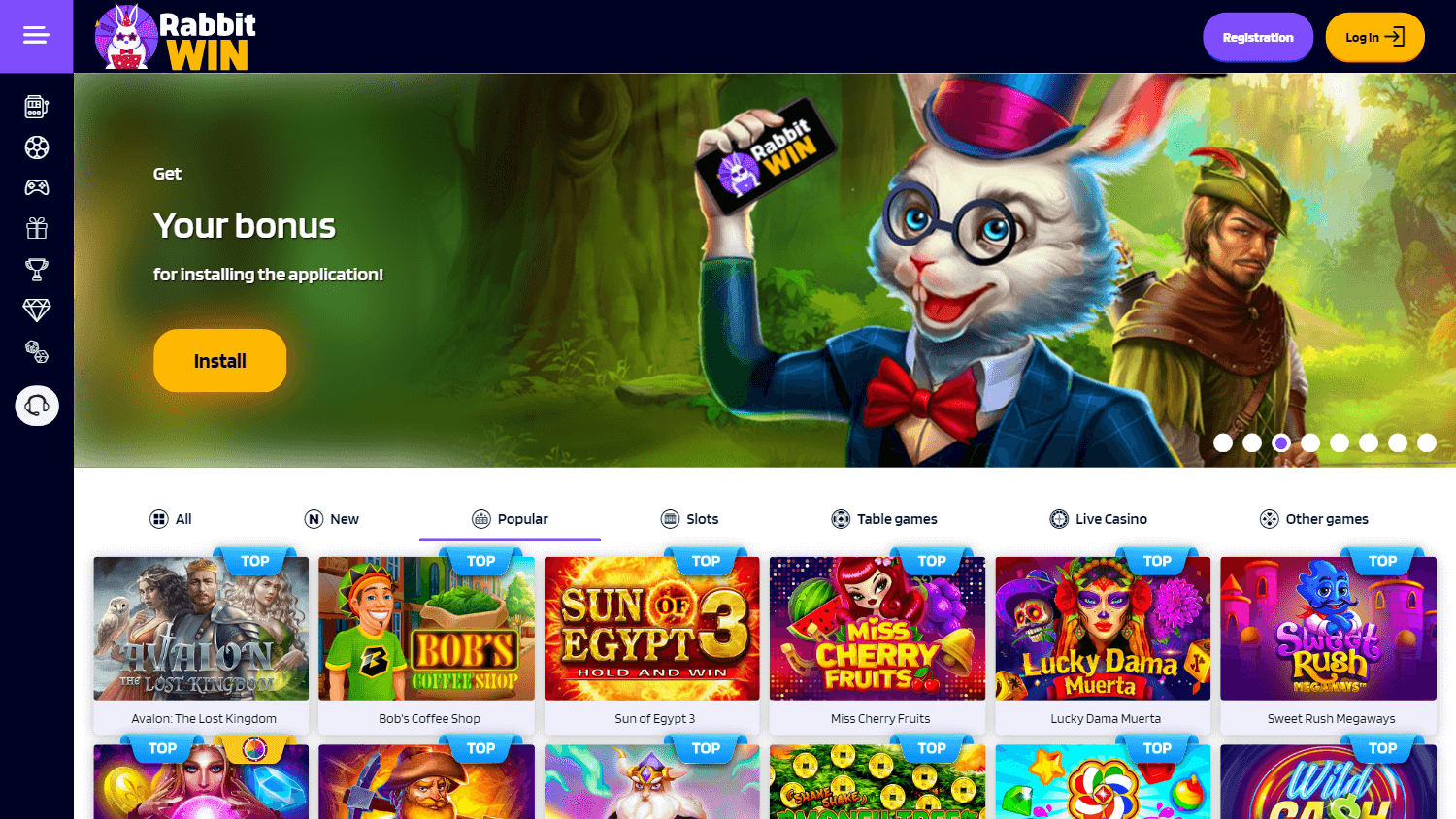 rabbit_win_casino_homepage_desktop