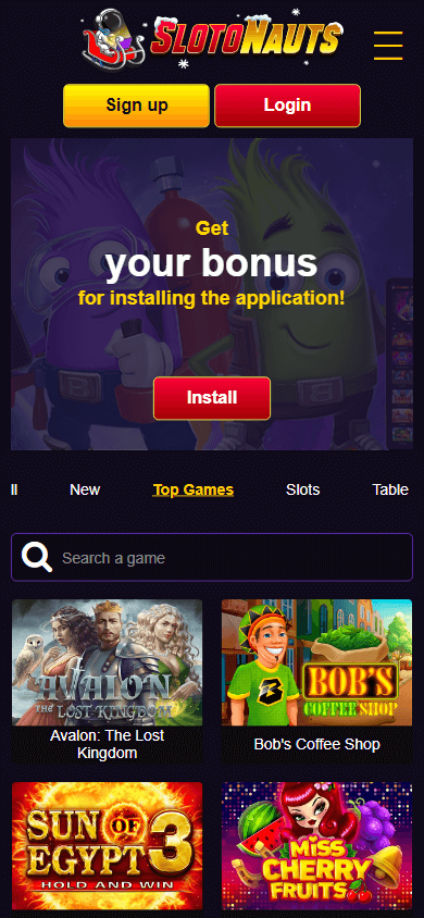 slotonauts_casino_homepage_mobile