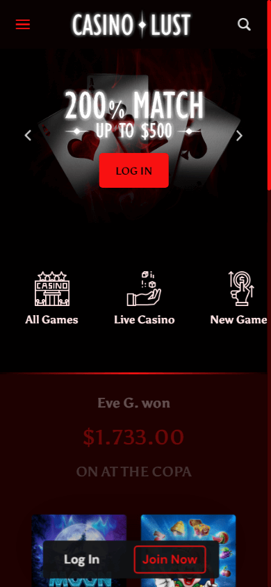 casino_lust_homepage_mobile