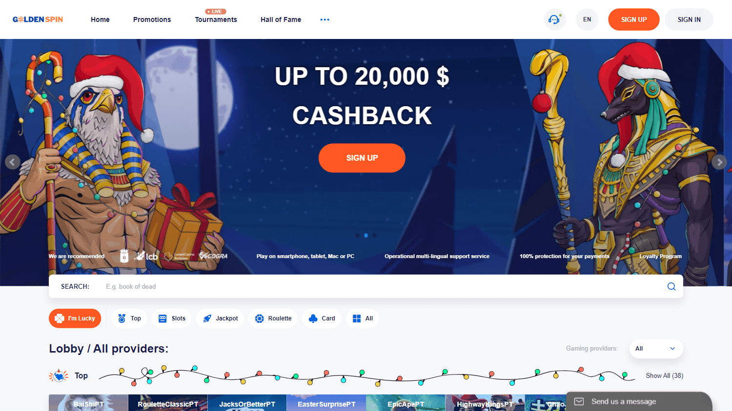 goldenspin_casino_homepage_desktop