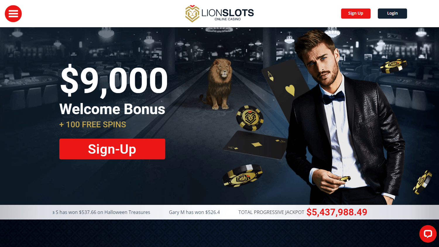 lion_slots_online_casino_homepage_desktop