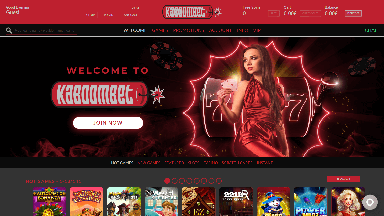 kaboombet_casino_homepage_desktop