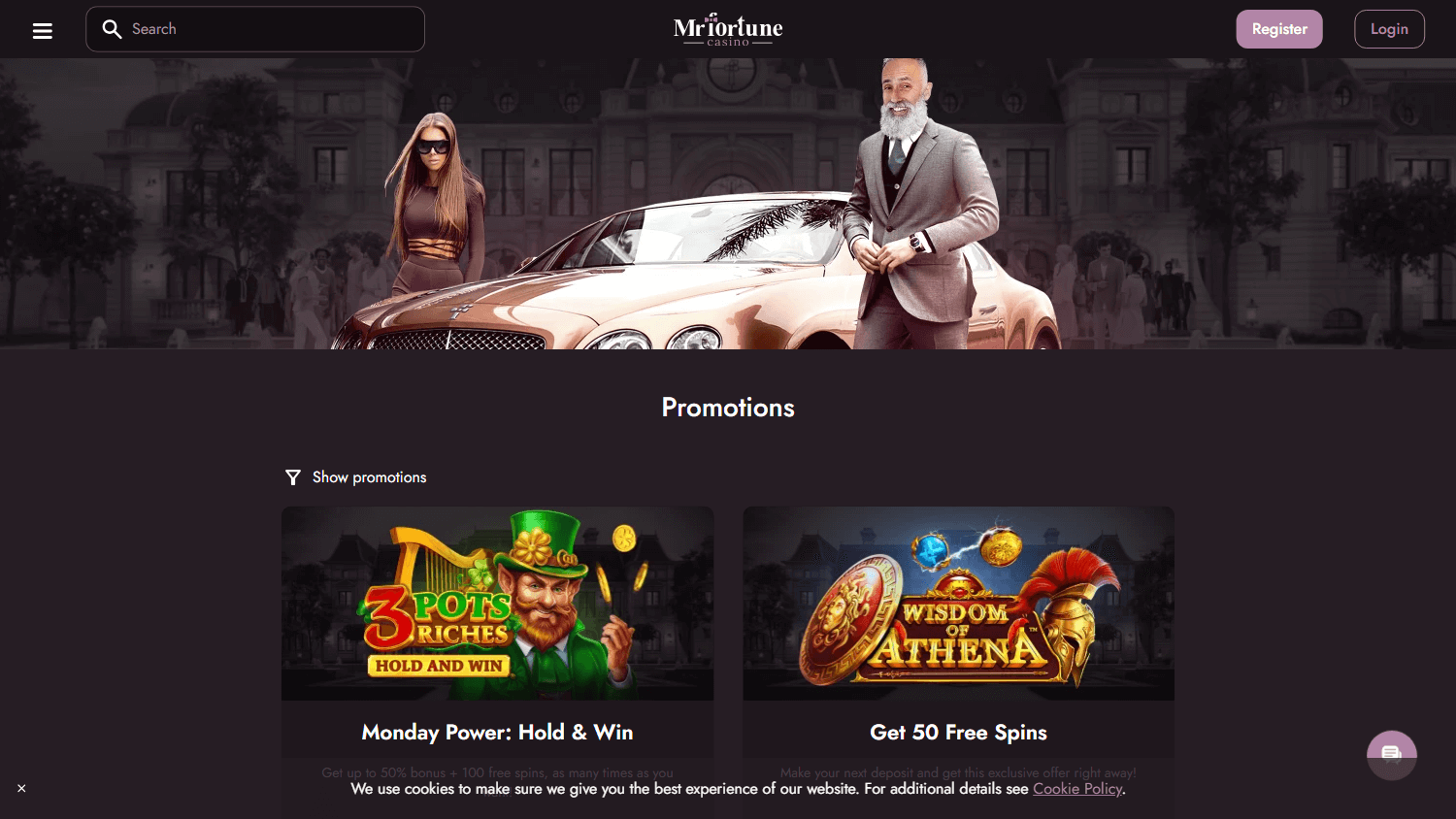 Generous Promotions Await at Mr Fortune