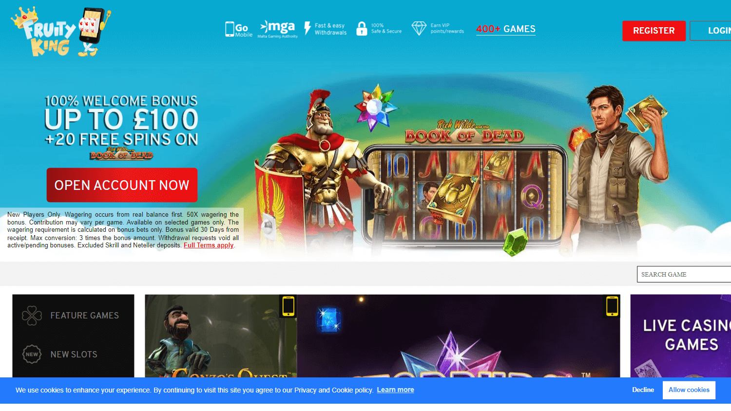 fruity_king_casino_homepage_desktop