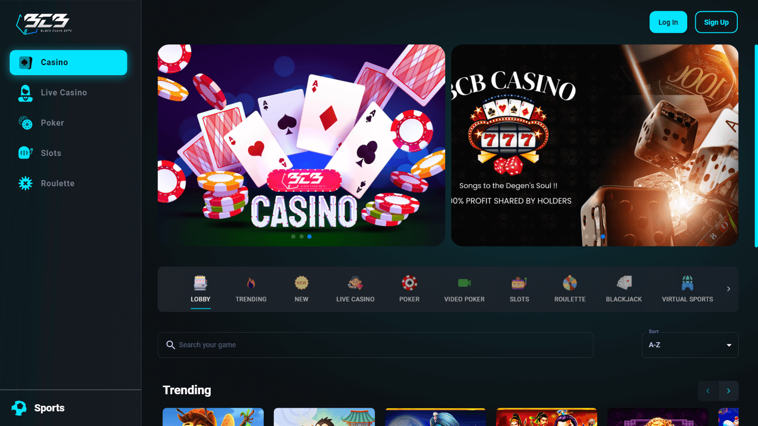 blockchain_bets_casino_homepage_desktop
