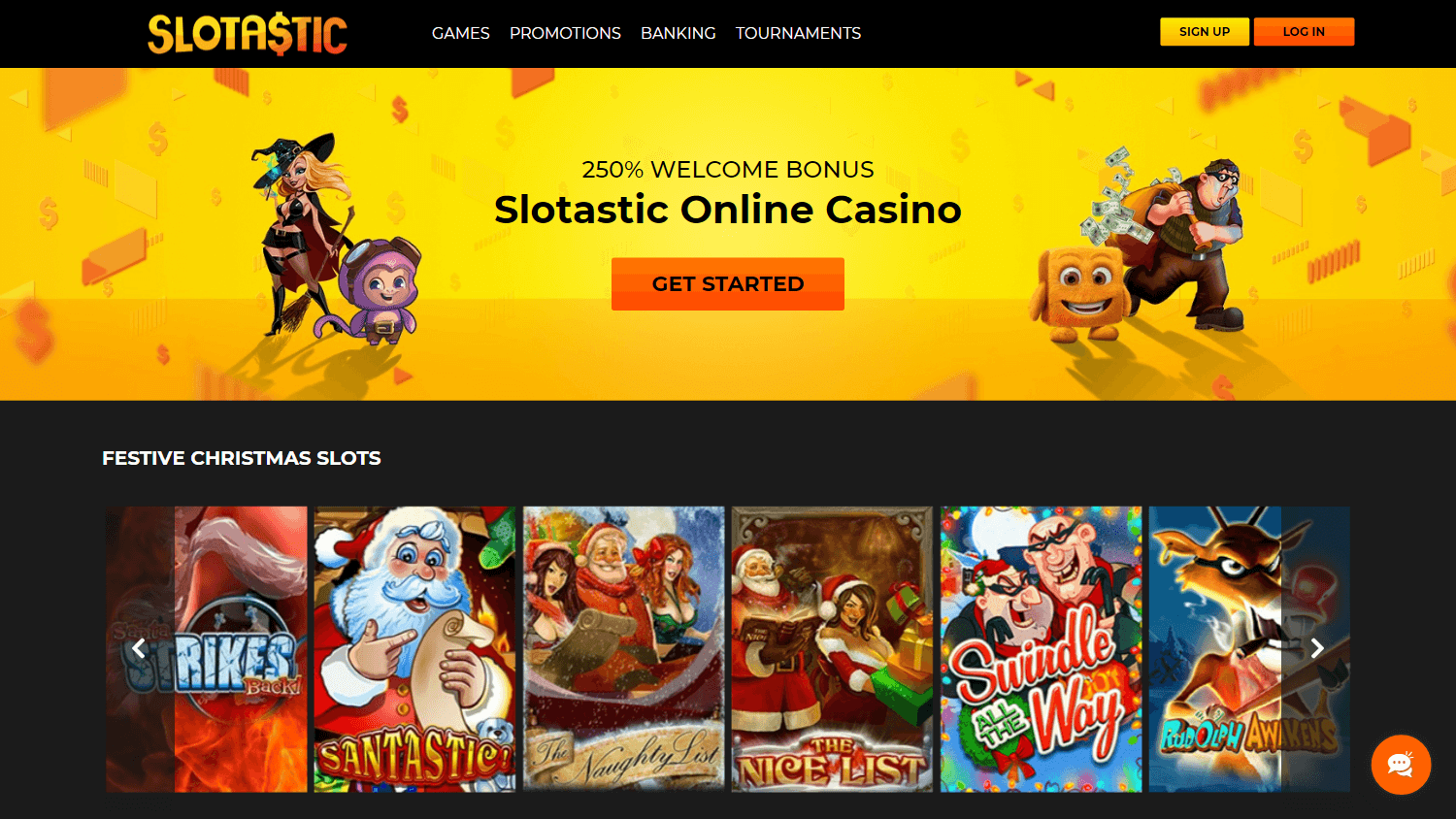 slotastic_online_casino_homepage_desktop