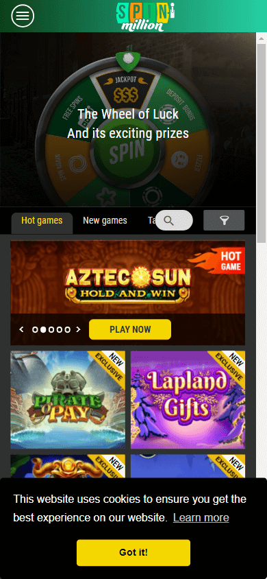 spin_million_casino_homepage_mobile