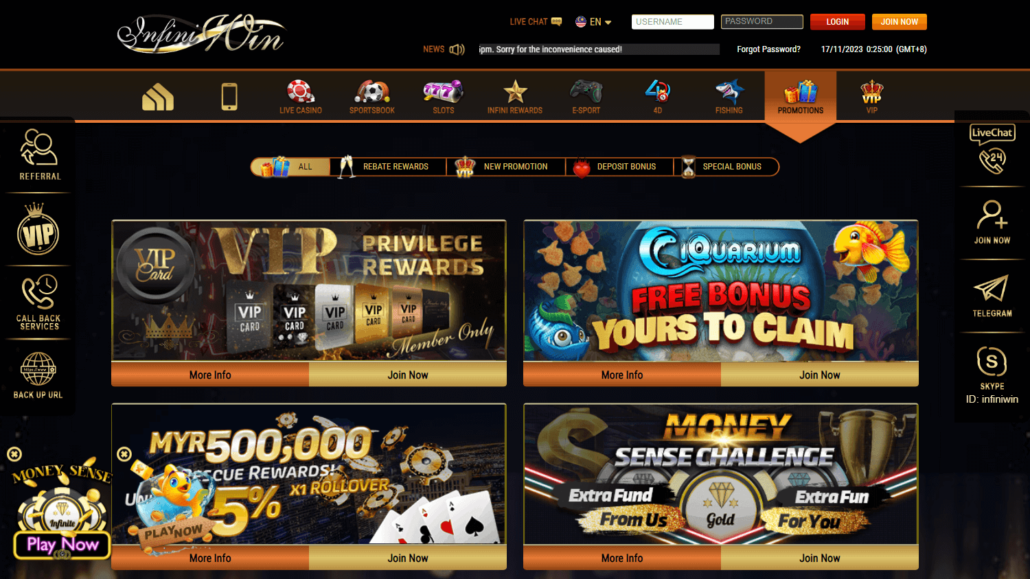 infiniwin_casino_promotions_desktop