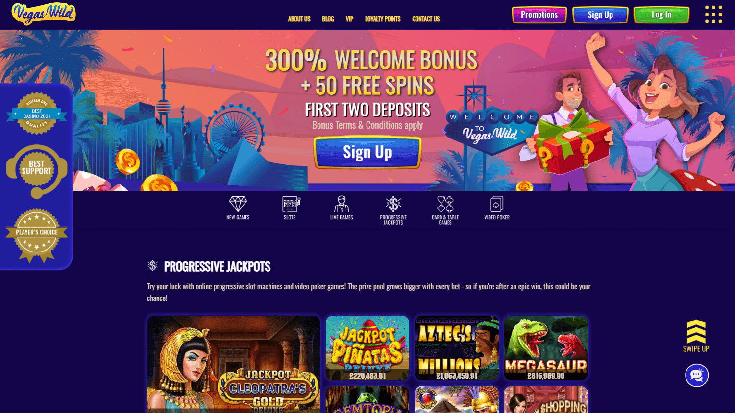 vegas_wild_casino_homepage_desktop