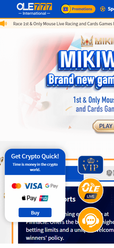 ole7.io_casino_homepage_mobile