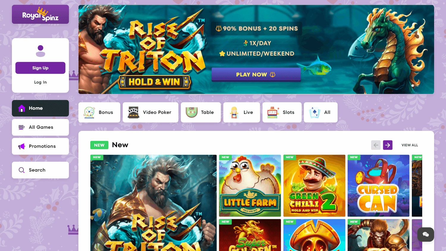 royalspinz_casino_homepage_desktop