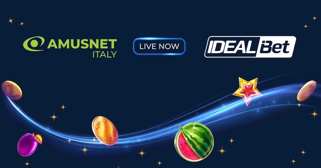amusnet-italy-ideal-bet-logos-partnership