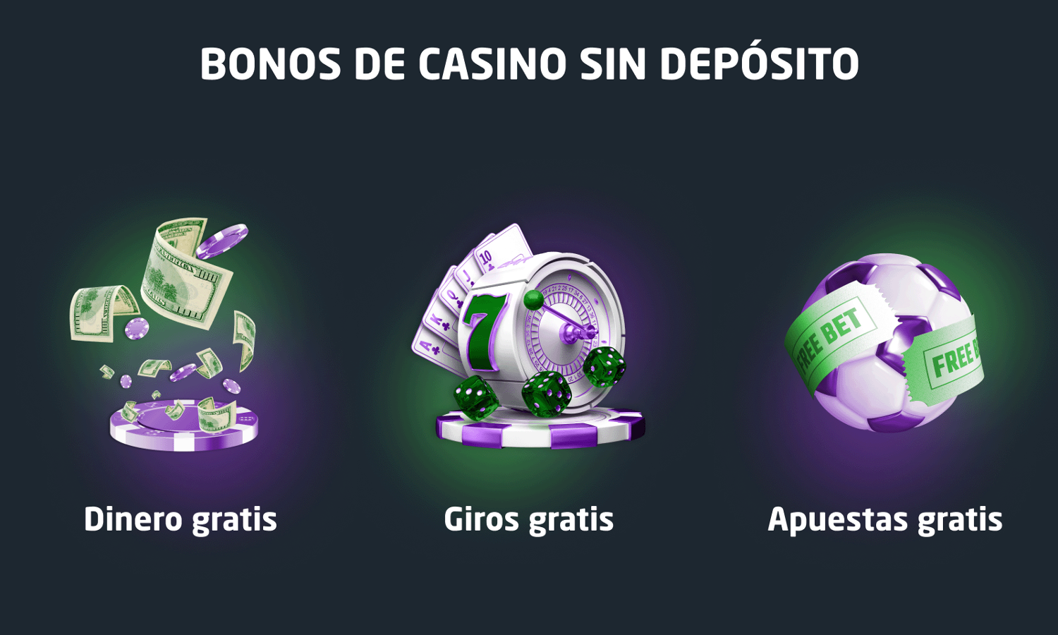 Bonos sin depósito de 2026 | Casino bonos de bienvenida gratis