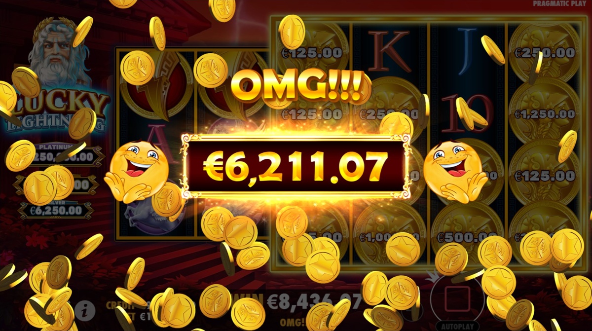 Lucky Lightning slot big win