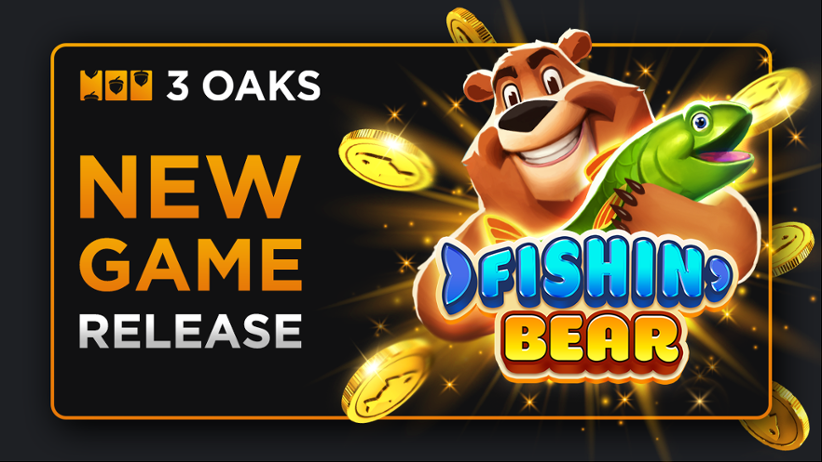 3 Oaks Gaming rolls out action-packed Fishin' Bear slot